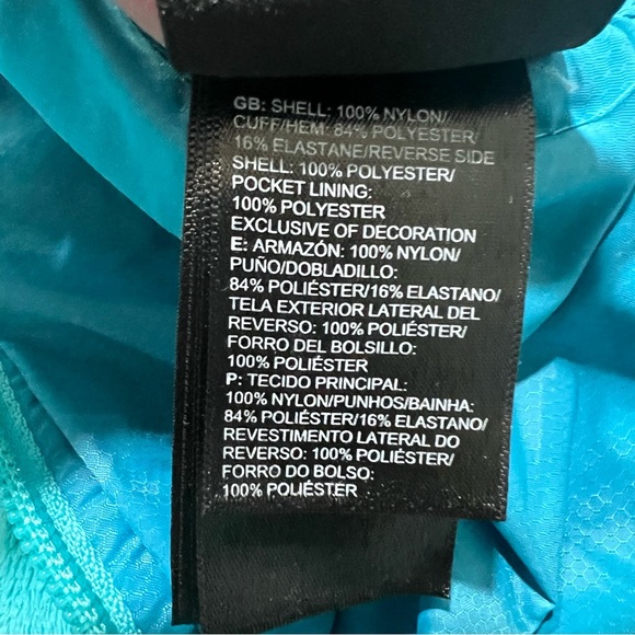 North Face Reversible Windstopper Fleece Hooded Jacket Blue - Picture 12 of 12